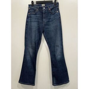Citizens of Humanity Demy Jeans Womens 25 Blue Denim Light Wash Cropped Flare